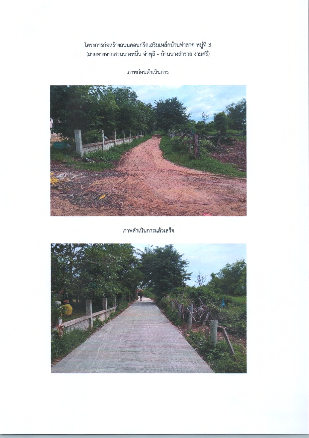 รายงานผลการดำเนินงานโครงการงานก่อสร้าง ตามข้อบัญญัติงบประมาณรายจ่ายประจำปีงบประมาณ พ.ศ.2567