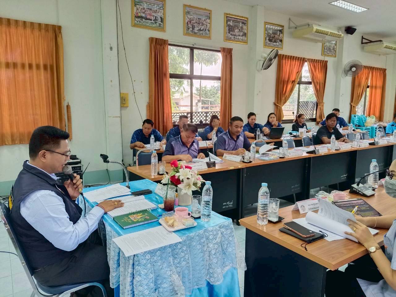 การประชุมคณะกรรมการกองทุนหลักประกันสุขภาพ องค์การบริหารส่วนตำบลศรีณรงค์ ครั้งที่ 1/2569